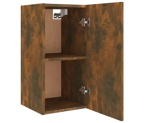 4-Osaline Telerikappide Komplekt, Suitsutatud Tamm, Tehispuit