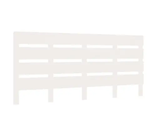 Voodiraam Ilma Madratsita, Valge, 135 X 190 cm Männipuit