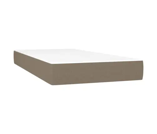 Spyruoklinis Čiužinys, Taupe Spalvos, 100X200X20 cm Audinys