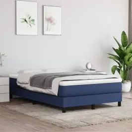 Kabatu Atsperu Matracis, Zils, 120X200X20 Cm, Audums Vidaxl