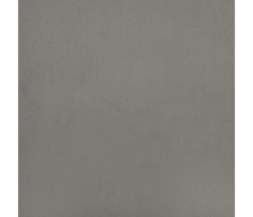 Kabatu Atsperu Matracis, Gaiši Pelēks, 140X190X20 Cm, Samts Vidaxl