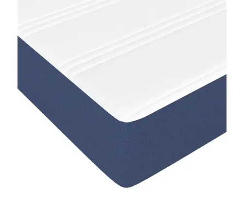 Kabatu Atsperu Matracis, Zils, 140X200X20 Cm, Audums Vidaxl