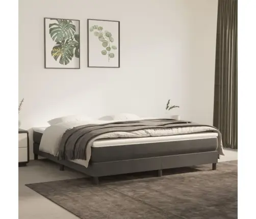 Kabatu Atsperu Matracis, Tumši Pelēks Samts, 160X200X20 Cm Vidaxl Kabatu Atsperu Matracis, Tumši Pelēks Samts, 160X200X20 Cm Vidaxl