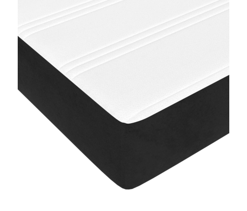 Kabatu Atsperu Matracis, Melns Samts, 160X200X20 Cm Vidaxl