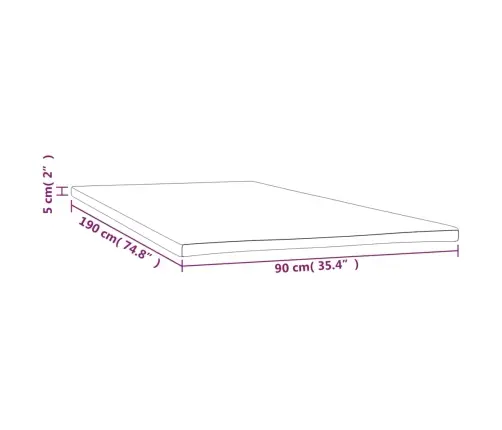 Kattemadrats 90X190X5 Cm