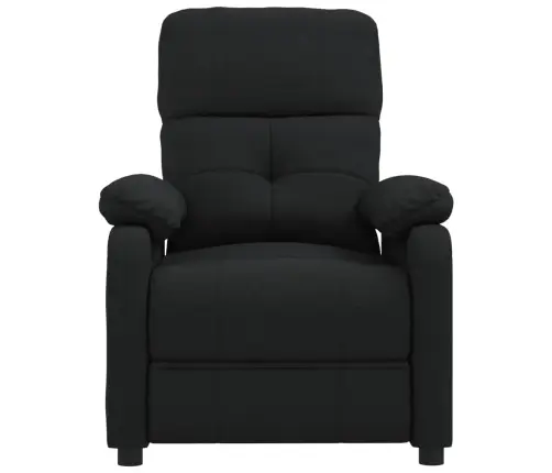 Atpūtas Krēsls, Atgāžams, Melns Audums Vidaxl