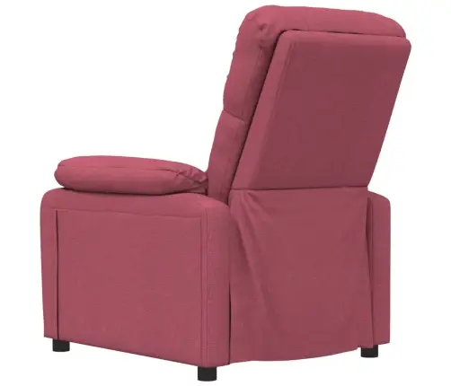 Atpūtas Krēsls, Atgāžams, Vīnsarkans Audums Vidaxl