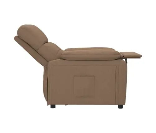 Atlošiamas Krėslas, Rudos Spalvos, Audinys