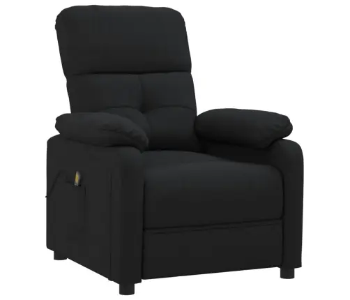 Masāžas Krēsls, Melns Audums Vidaxl