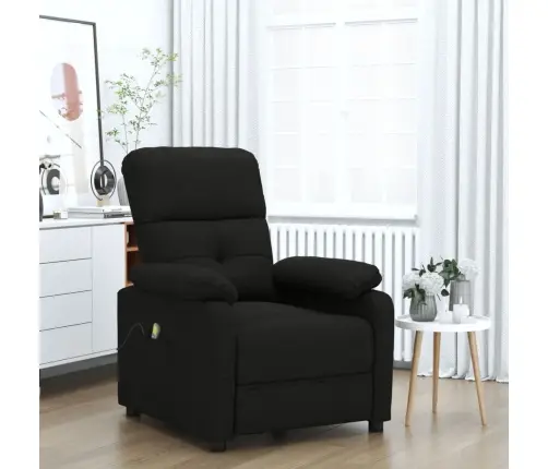 Masāžas Krēsls, Melns Audums Vidaxl