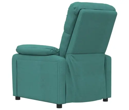 Masāžas Krēsls, Tumši Zaļš Audums Vidaxl