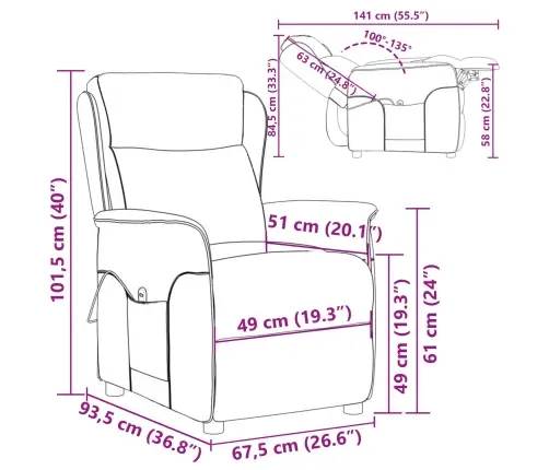 Massaažitool Padjaga Tumehall 93.5 X 67.5 X 101.5 Cm Kangas