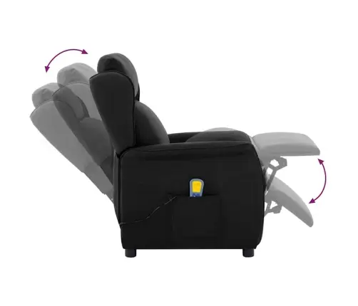 Massaažitool Padjaga Must 93.5 X 67.5 X 101.5 Cm Kangas