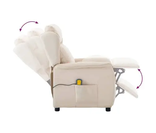 Massaažitool Padjaga Cream 67.5 X 93.5 X 101.5 Cm Kangas