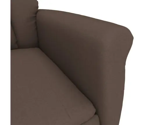 Gultas Rudas Tamsiai Ruda 70.5 X 96.5 X 95 Cm Audinys