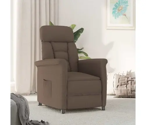 Gultas Rudas Tamsiai Ruda 70.5 X 96.5 X 95 Cm Audinys