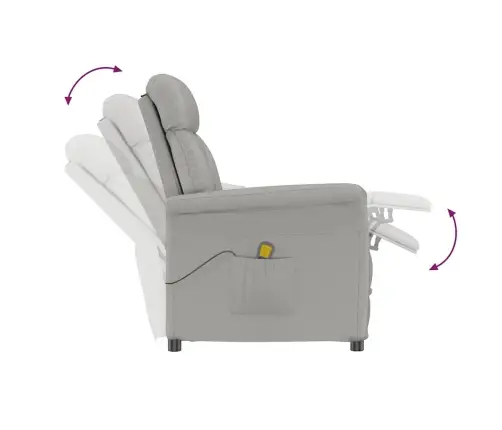 Massaažitool Padjaga Helehall 70.5 X 96.5 X 95 Cm Polüester