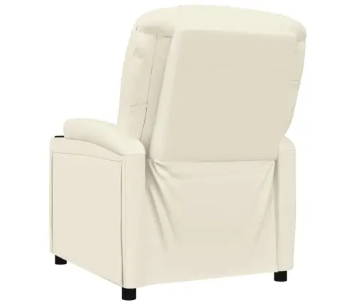 Reguleeritava Seljatoega Tugitool, Kreemjasvalge, Kunstnahk