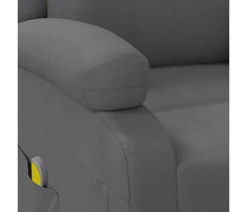 Masāžas Krēsls, Antracītpelēka Mākslīgā Āda Vidaxl