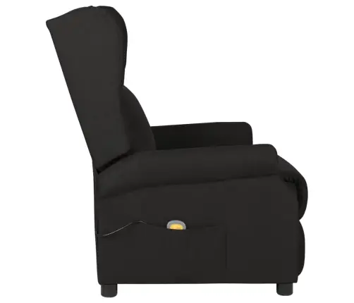 Masāžas Krēsls, Melns Audums Vidaxl