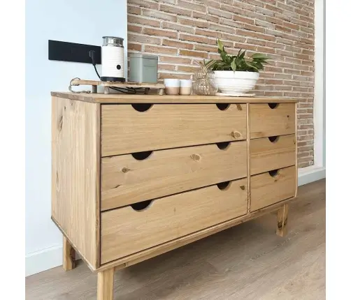 Sahtlitega Kapp "Otta", 111X43X73,5 cm Männipuit