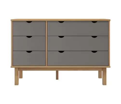 Öökapp "Otta", Pruun Ja Hall, 111X43X73,5 cm Männipuit