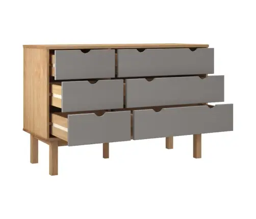 Öökapp "Otta", Pruun Ja Hall, 111X43X73,5 cm Männipuit