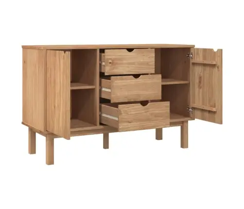 Šoninė Spintelė Otta, 113,5X43X73cm Pušies Medienos Masyvas Šoninė Spintelė Otta, 113,5X43X73cm Pušies Medienos Masyvas