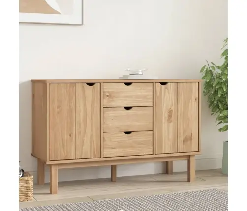 Šoninė Spintelė Otta, 113,5X43X73cm Pušies Medienos Masyvas Šoninė Spintelė Otta, 113,5X43X73cm Pušies Medienos Masyvas