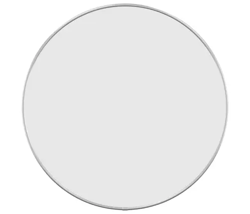 Seinapeegel, Hõbedane, Ø 50 cm Ümmargune