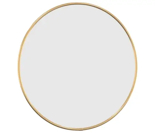 Sienas Spogulis, Sudraba Krāsā, Ø 40 Cm, Apaļš Vidaxl