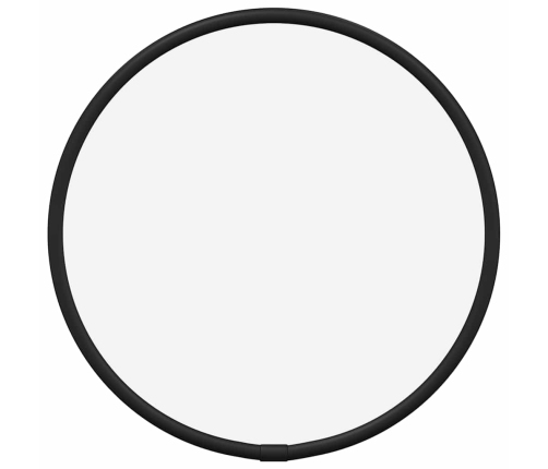 Sienas Spogulis, Melns, Ø 20 Cm, Apaļš Vidaxl