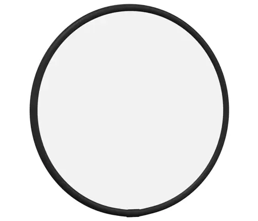 Seinapeegel, Must, Ø 20 cm Ümmargune