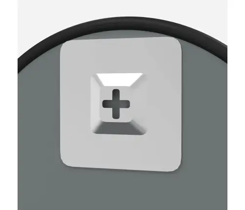 Seinapeegel, Must, Ø 20 cm Ümmargune