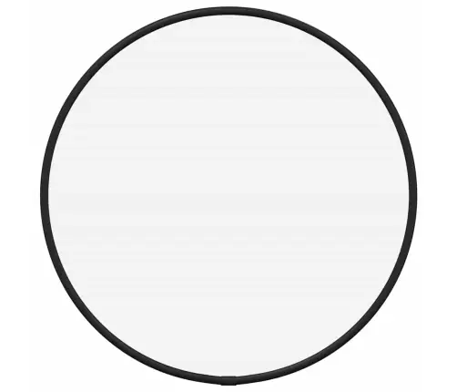 Sienas Spogulis, Melns, Ø 30 Cm, Apaļš Vidaxl