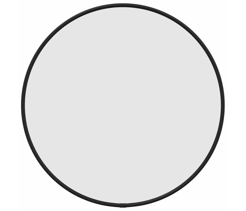 Sienas Spogulis, Melns, Ø 40 Cm, Apaļš Vidaxl