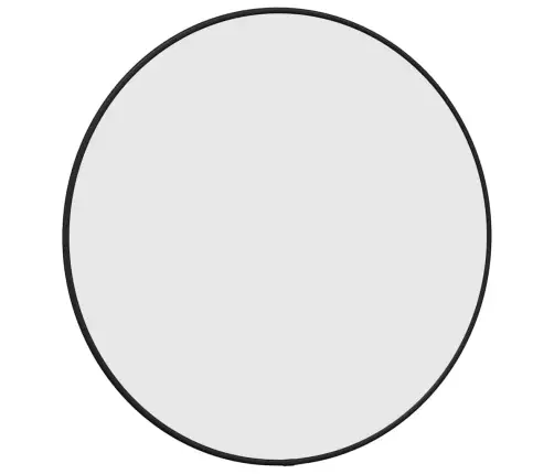 Sienas Spogulis, Melns, Ø 50 Cm, Apaļš Vidaxl