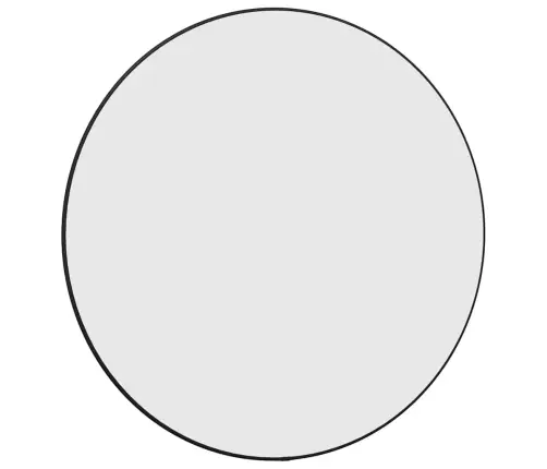 Seinapeegel, Must, Ø 60 cm Ümmargune