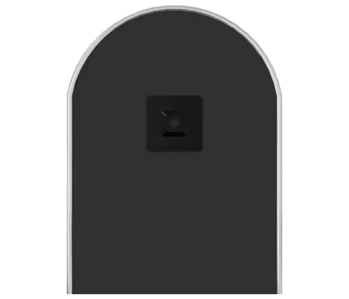 Seinapeegel, Hõbedane, 60 X 25 cm Ovaalne