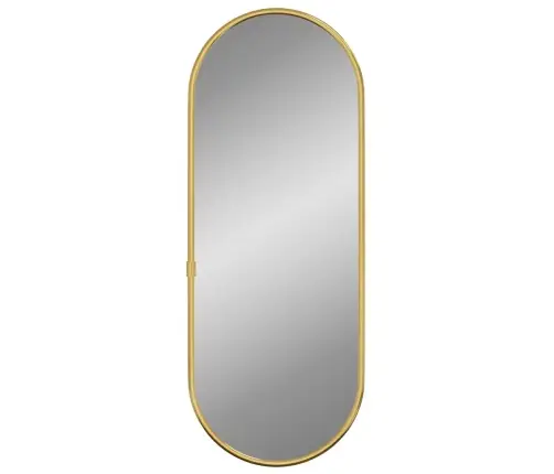 Seinapeegel, Kuldne, 40 X 15 cm Ovaalne