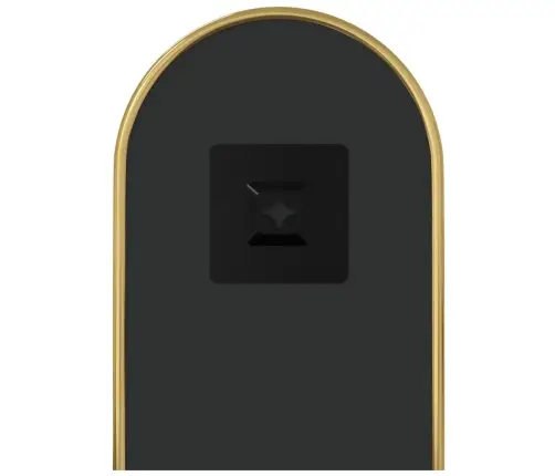 Seinapeegel, Kuldne, 40 X 15 cm Ovaalne