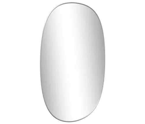 Sienas Spogulis, Sudraba Krāsā, 70X45 Cm Vidaxl