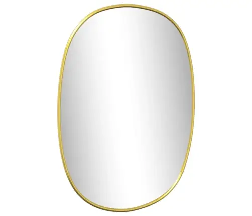 Sienas Spogulis, Zelta Krāsā, 30X25 Cm Vidaxl