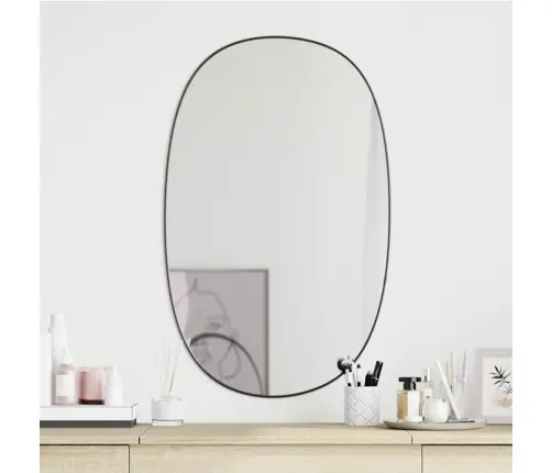 Seinapeegel, Must, 70 X 45 Cm