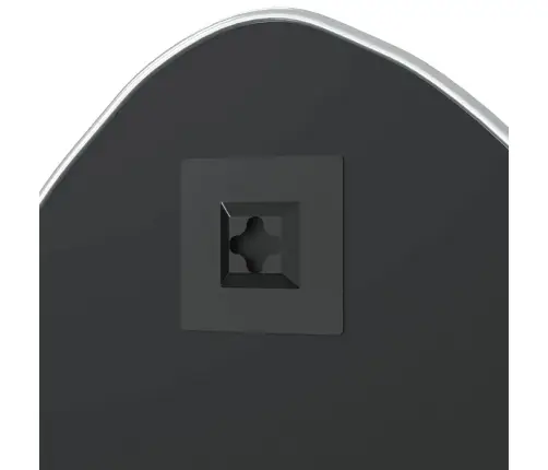 Seinapeegel, Hõbedane, 60X50 Cm