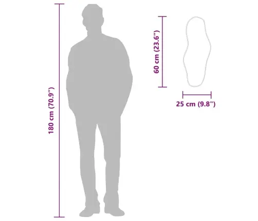 Seinapeegel, Kuldne, 60 X 25 Cm