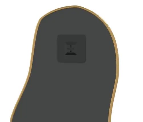 Seinapeegel, Kuldne, 70 X 30 Cm