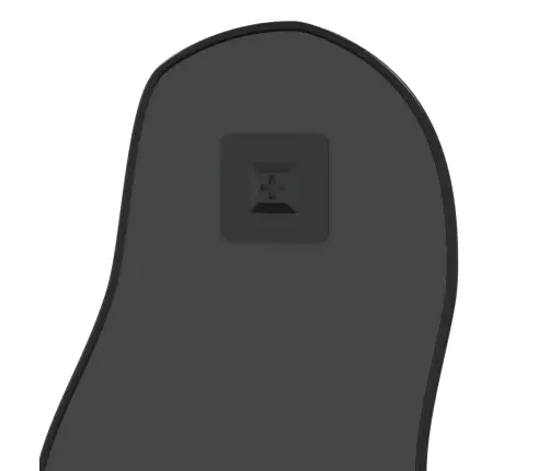 Seinapeegel, Must, 60 X 25 Cm