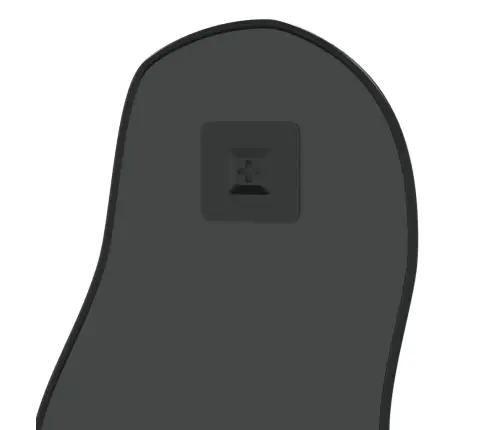 Seinapeegel, Must, 90X40 Cm