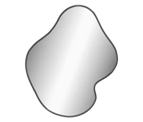 Seinapeegel, Must, 50 X 40 Cm